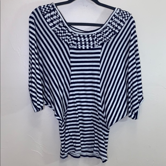 Anthropologie Ett Twa Striped Seyes Ruling Tee - Picture 2 of 7